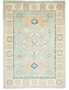Tappeto Kazak Co Afgahnistan 147x206 Azzurro Ac