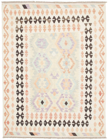 Rug Killim 150x196 Cream Peach