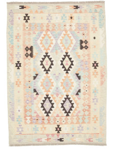 Tappeto Killim Afgahnistan 130x181 Avorio Paste