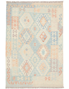 Tappeto Killim Afgahnistan 125x183 Azzurro Tenu