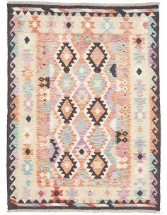 Rug Killim 131x177 Multicolor With Predominant
