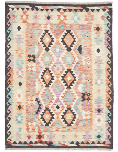 Rug Killim 131x177 Multicolor With Predominant