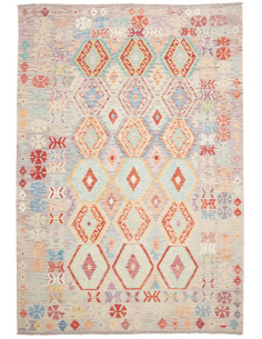 Rug Killim 207x297 Greige Coral