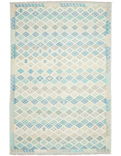 Tappeto Killim Afgahnistan 202x300 Azzurro Turc
