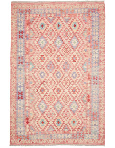 Rug Kilim Afghanistan 199x299 Coral Beige