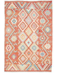 Tappeto Kilim Afghanistan 168x254 Terracotta Ar