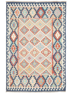 Rug Kilim Afghanistan 160x241 Light Blue Terrac