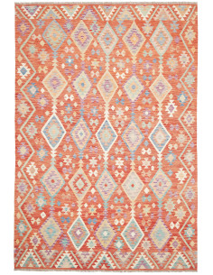 Rug Kilim Afghanistan 203x298 Burnt Orange Mute