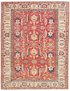 Rug Kazak Fine Pakistan 248x322 Terracotta Red