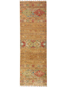 Rug Rubin Pakistan 81x253 Golden Brown Multi-co