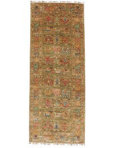 Rug Rubin Pakistan 72x187 Earthy Brown Olive Gr