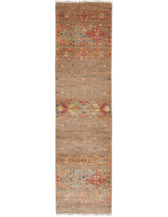 Tappeto Rubin Pakistan 77x296 Marrone Taupe Ros