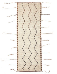 Rug Gabbeh Marrakech Pakistan 108x303 Cream Lig