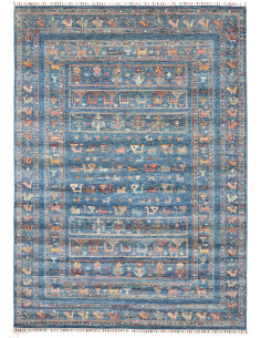 Rug Rubin Pakistan 169x235 Blue Terracotta Oran