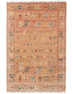 Tappeto Rubin Pakistan 124x185 Terracotta