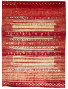Tappeto Siva Pakistan 273x364 Rosso Terracotta