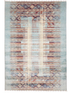 Tappeto Siva Pakistan 246x356 Azzurro Acqua Ter