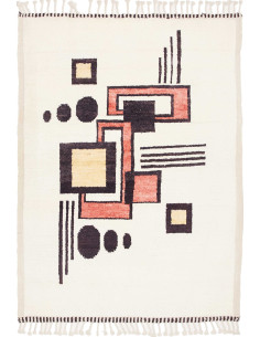 Tappeto Gabbeh Marrakech Pakistan 130x181 Crema