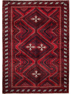 Rug Lori Persia 213x295 Dark Red Navy Blue Crea