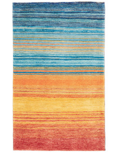 Tappeto Royal Gabbeh Pakistan 94x152 Blu Aranci
