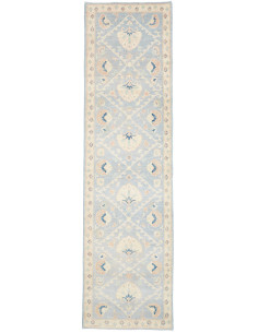 Rug Ziegler Pakistan 81x298 Sky Blue Cream Peac