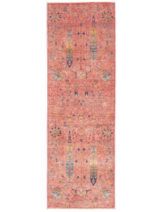 Tappeto Shahi Fine Pakistan 80x238 Rosa Antico