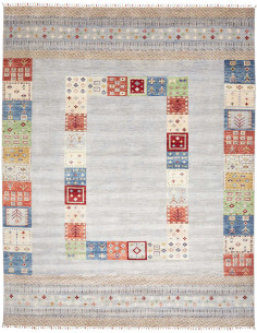 Tappeto Siva Pakistan 281x350 Grigio Chiaro Mul