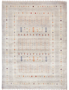Rug Siva Pakistan 271x361 Light Grey Multicolor