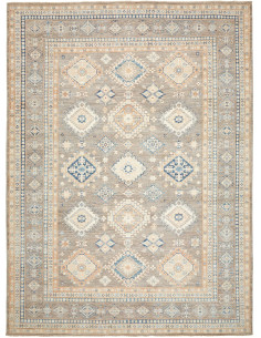 Tappeto Kazak Fine Pakistan 246x332 Tortora Cre
