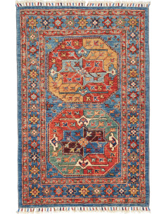 Tappeto Zigler Fine Pakistan 80x122 Blu Rosso O