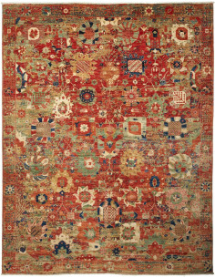 Rug Ziegler Fine Pakistan 274x355 Rust Red Sage