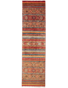 Rug Samarkand Pakistan 82x294 Red Terracotta Bl