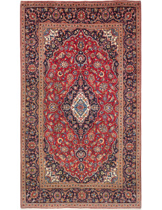 Rug Ardakan Persia 195x335 Ruby Red Navy Blue C