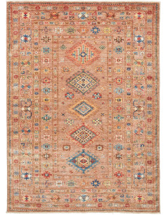 Rug Kazak Fine Pakistan 155x212 Terracotta Brow