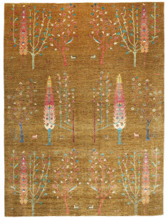 Tappeto Shahi Pakistan 246x330 Marrone Ocra Ros