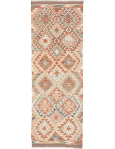 Rug Kilim Afghanistan 66x186 Beige Terracotta G