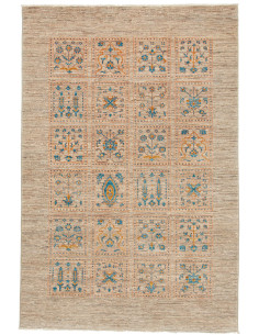 Rug Bakhtiyar Pakistan 114x175 Beige Turquoise