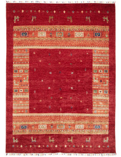 Tappeto Siva Pakistan 172x236 Rosso Terracotta