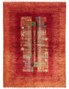 Tappeto Siva Pakistan 174x238 Blu Rosso Bordeau
