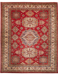 Tappeto Kazak Fine Pakistan 257x316 Rosso Crema