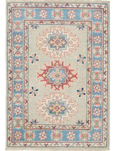 Tappeto Kazak Afghanistan 64x90 Grigio Beige Az