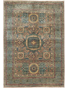 Tappeto Mamlouk Pakistan 127x183 Blu Ottanio Be