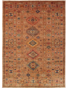 Tappeto Kazak Fine Pakistan 147x205 Terracotta