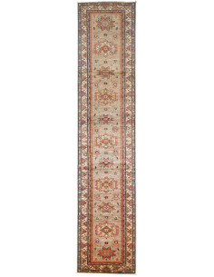 Tappeto Kazak Fine Pakistan 83x578 Grigio Beige