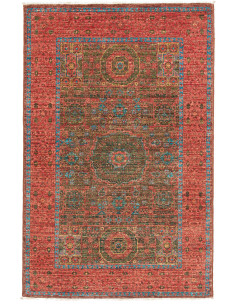 Tappeto Mamlouk Pakistan 81x120 Rosso Terracott
