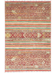Tappeto Samarkand Pakistan 124x184 Rosso Terrac