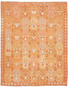 Tappeto Kilim Afghanistan 158x196 Arancione Pes