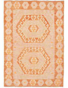 Rug Kilim Afghanistan 123x175 Earthy Orange Lig