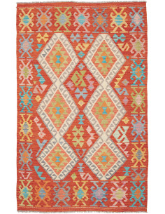 Tappeto Kilim Afghanistan 119x191 Terracotta Bl