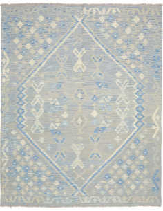 Rug Kilim Afghanistan 162x202 Light Blue Cream